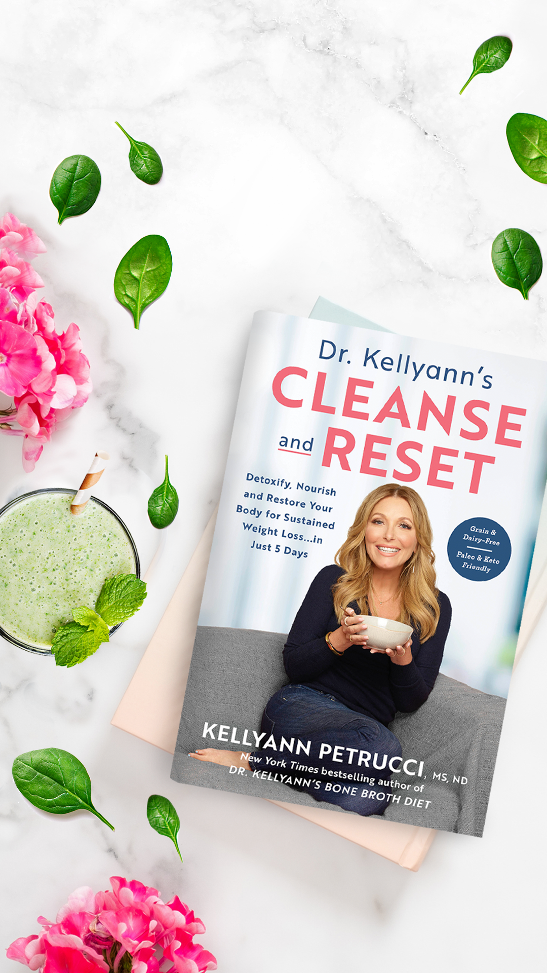 Dr. Kellyann Cleanse y restablecer el libro