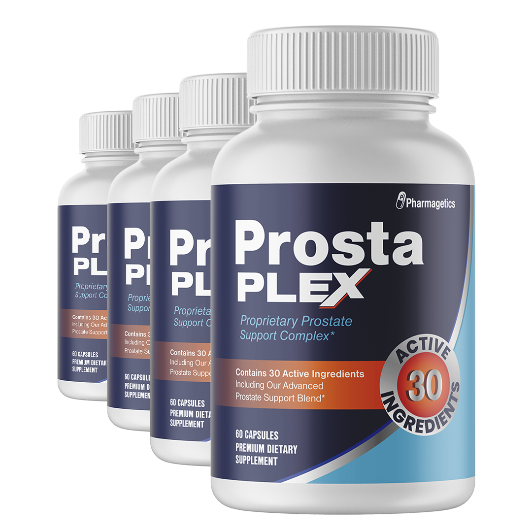 4 Bottles ProstaPlex Proprietary Prostate Support Prosta Plex - 60 Capsules x 4