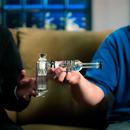 glass hammer bubbler being passed
