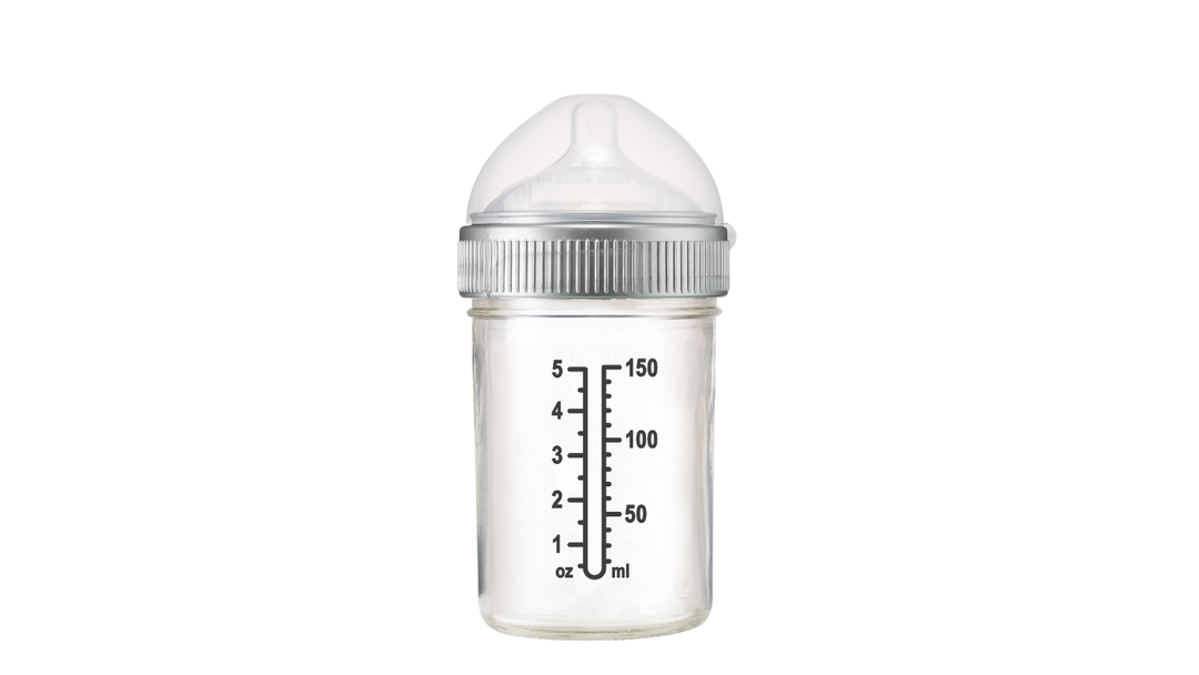 Mason Bottle Silicone Baby Bottle 8 oz