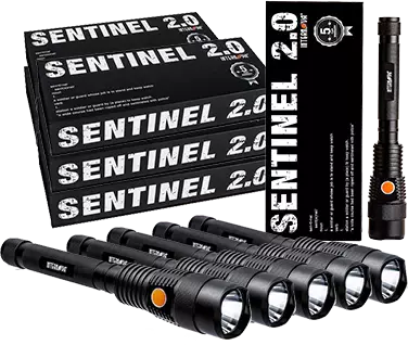 Sentinel 2000 Lumen Tactical Flashlight