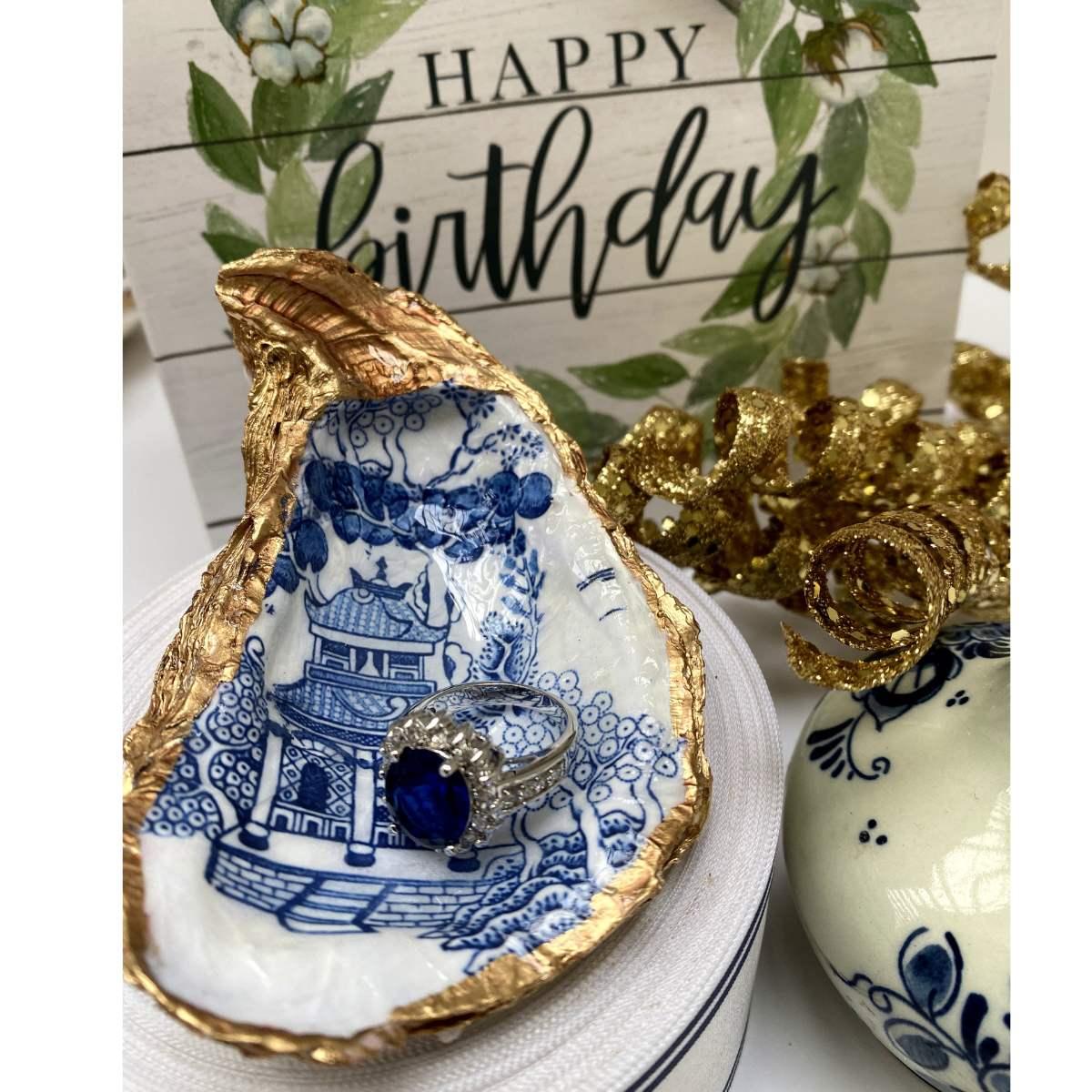 Oyster Shell Art Birthday Present