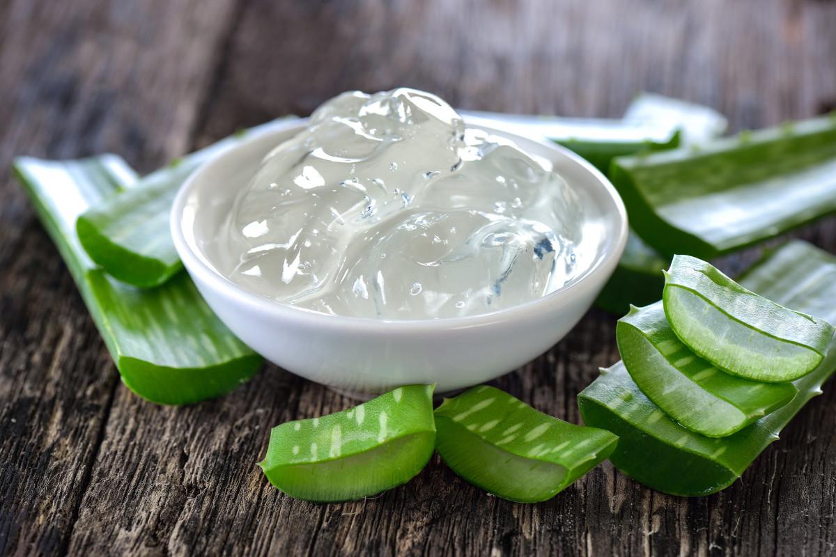 aloe vera gel.