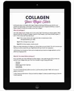 iPad with Collagen Your Magic Elixir 