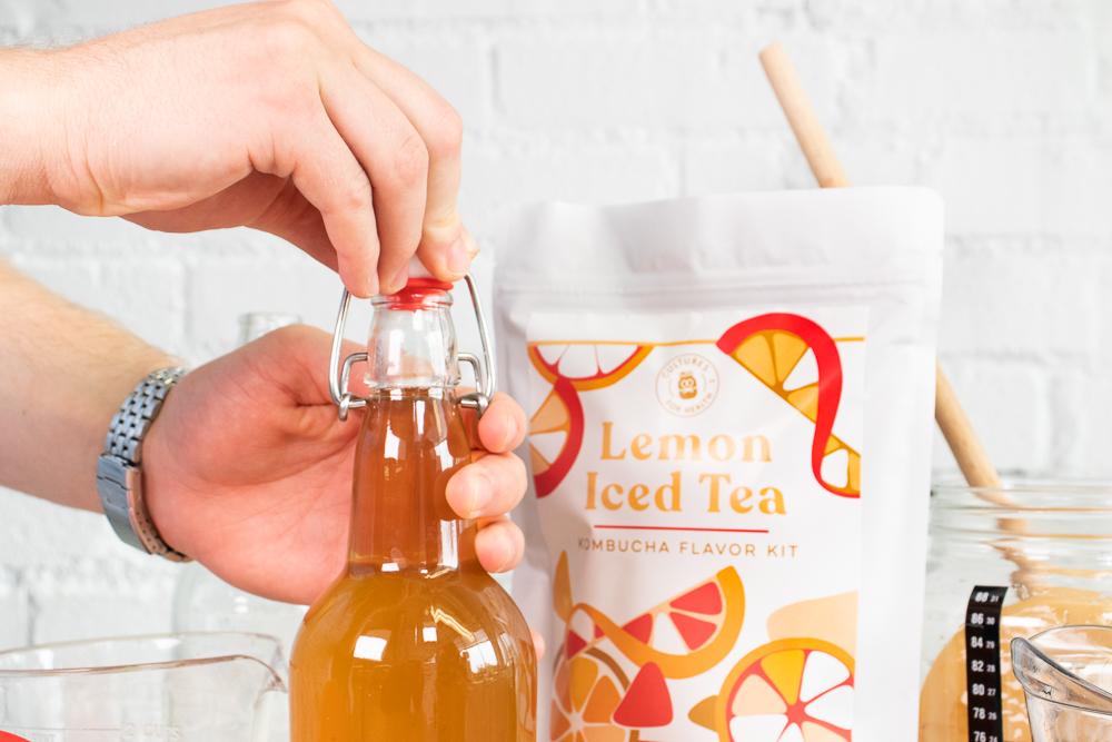 Culture for Health Lemon Iced Tea Kombucha Flavor Kit