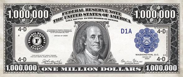 Million Dollar Bill Product Page   Million Dollar Bill Tract Front 