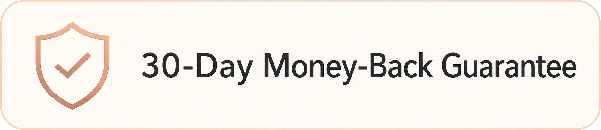 30-Day Money-Back Guarantee