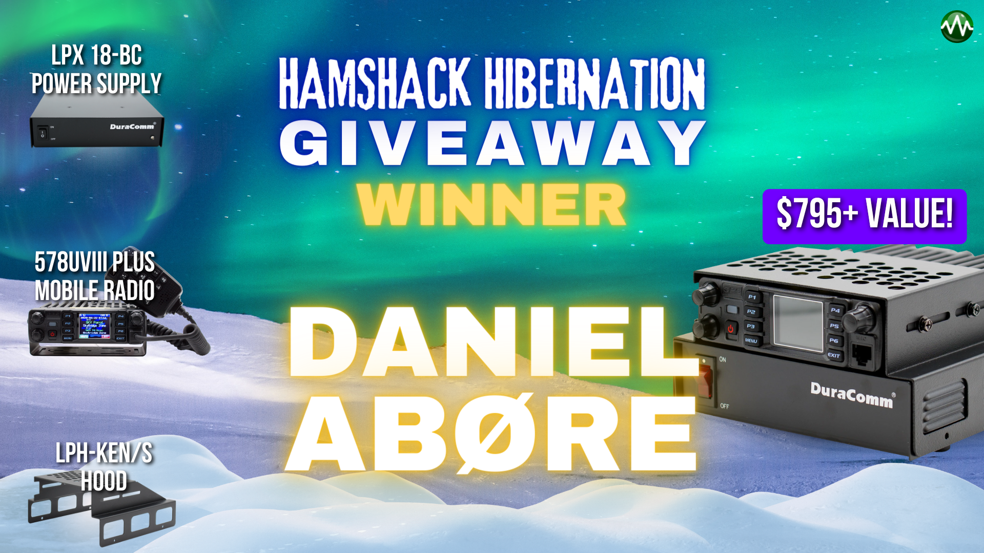 Hamshack Hibernation Giveaway Winner