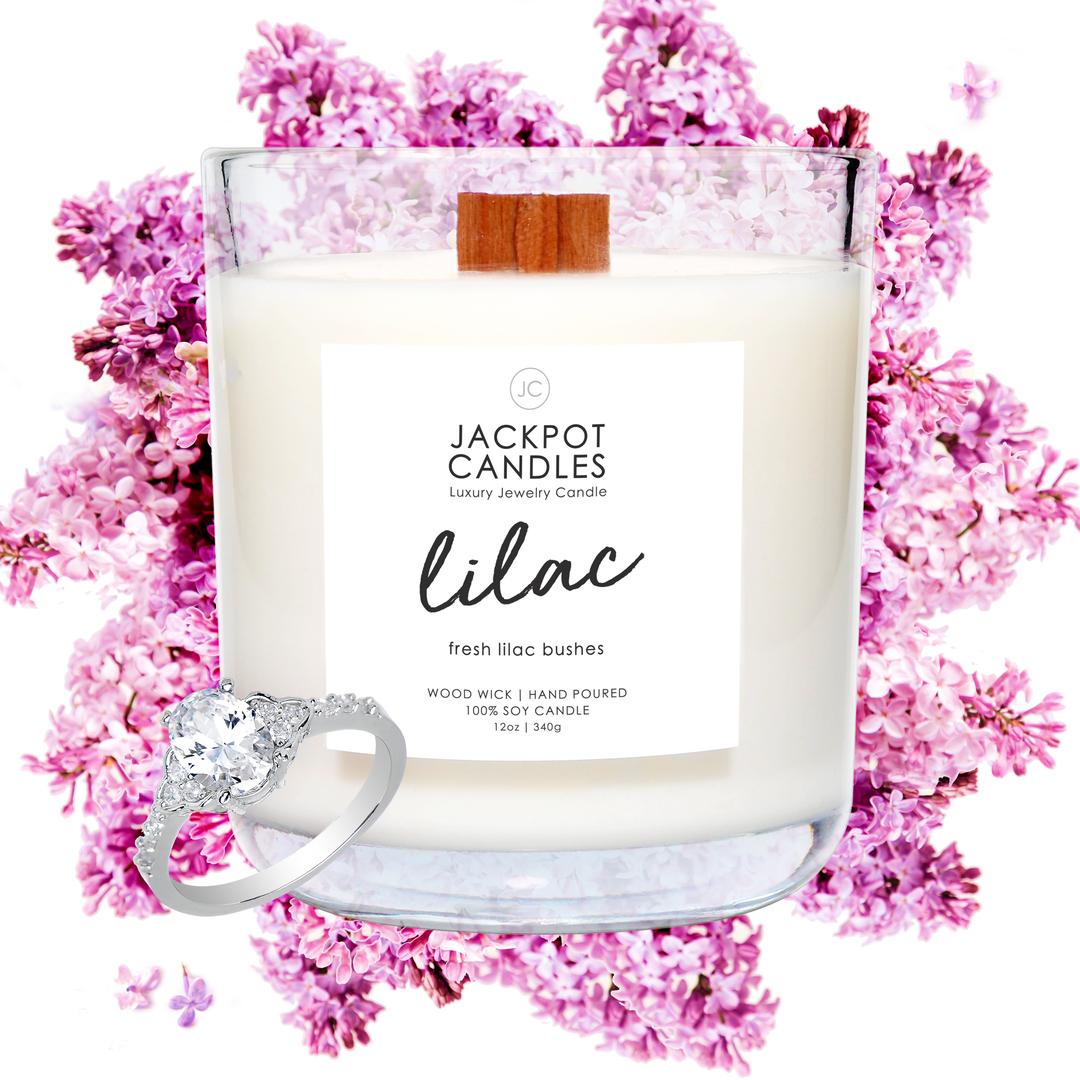 lilac scented candle