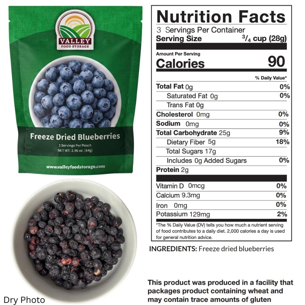 Freeze Dried Bananas Nutrition Facts