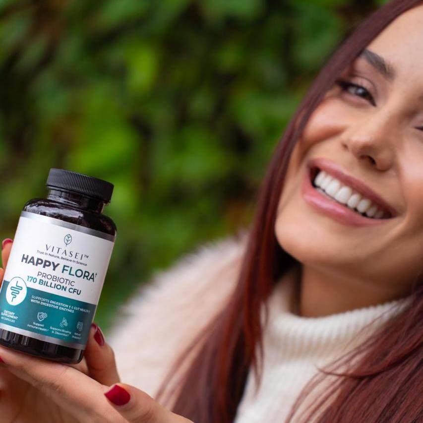 Happy Flora - Probiotic Supplement for a Healthy Gut