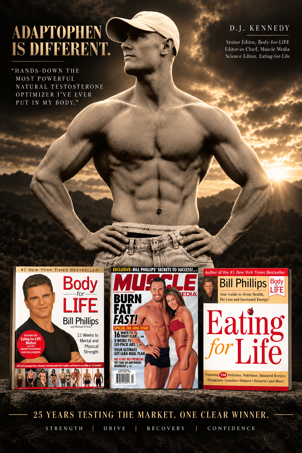 D.J. Kennedy fitness and publishing legacy featuring Body-for-LIFE, Muscle Media and Eating-for-Life