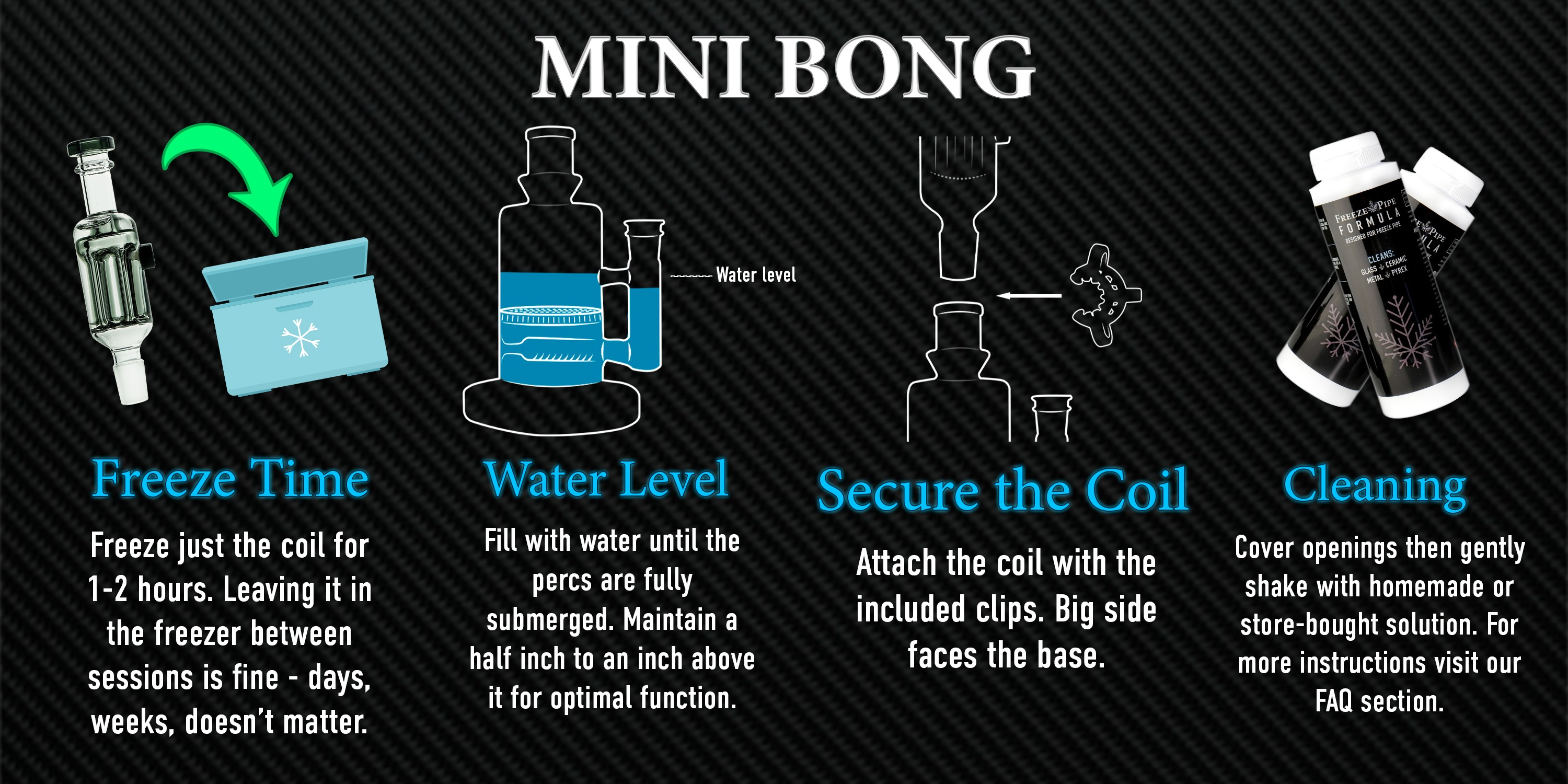 how to use a mini bong graphic
