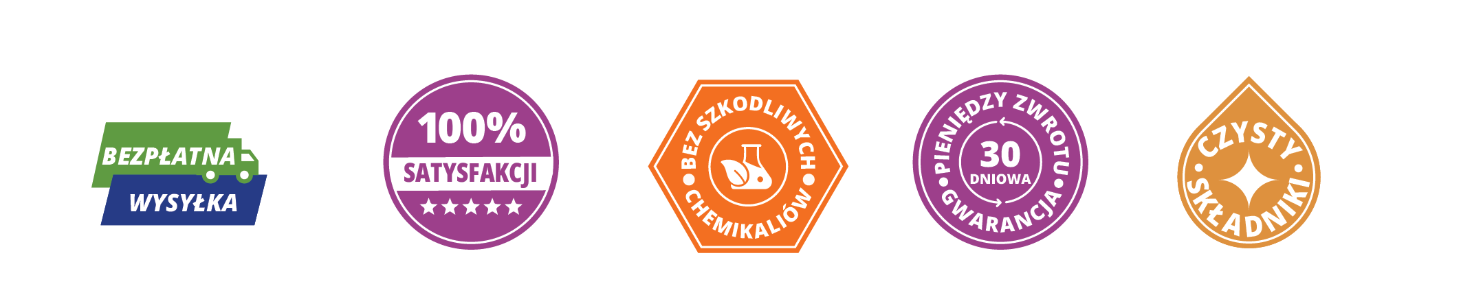 Not Tested on Animals, Vegan, 30-Day Money Back Guarantee badges 2