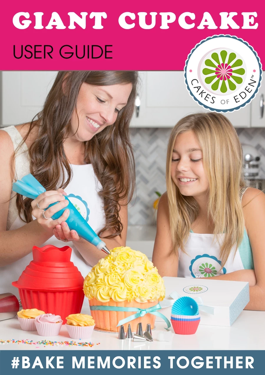 AS SEEN ON TV BIG TOP GIANT CUPCAKE SILICONE BAKEWARE