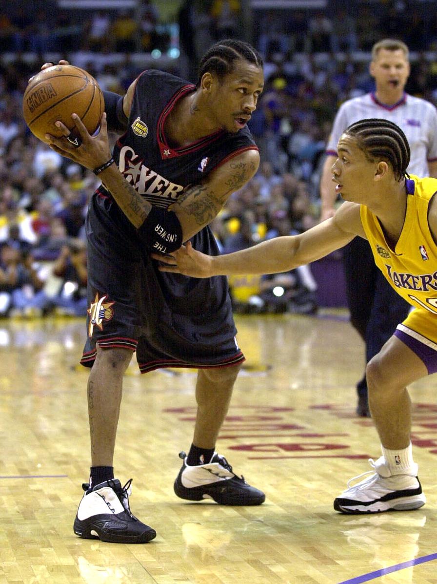 Allen iverson hot sale shoes 2001 finals