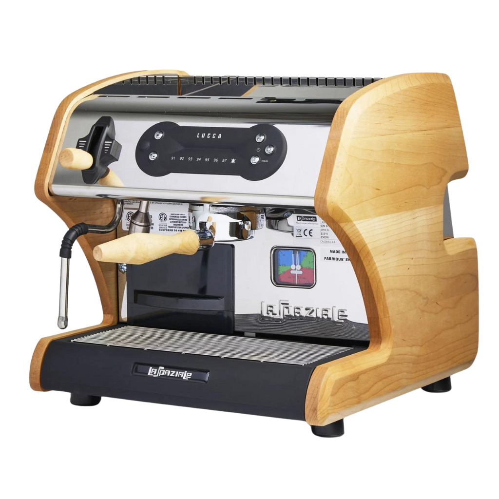 lucca a53 mini espresso machine maple