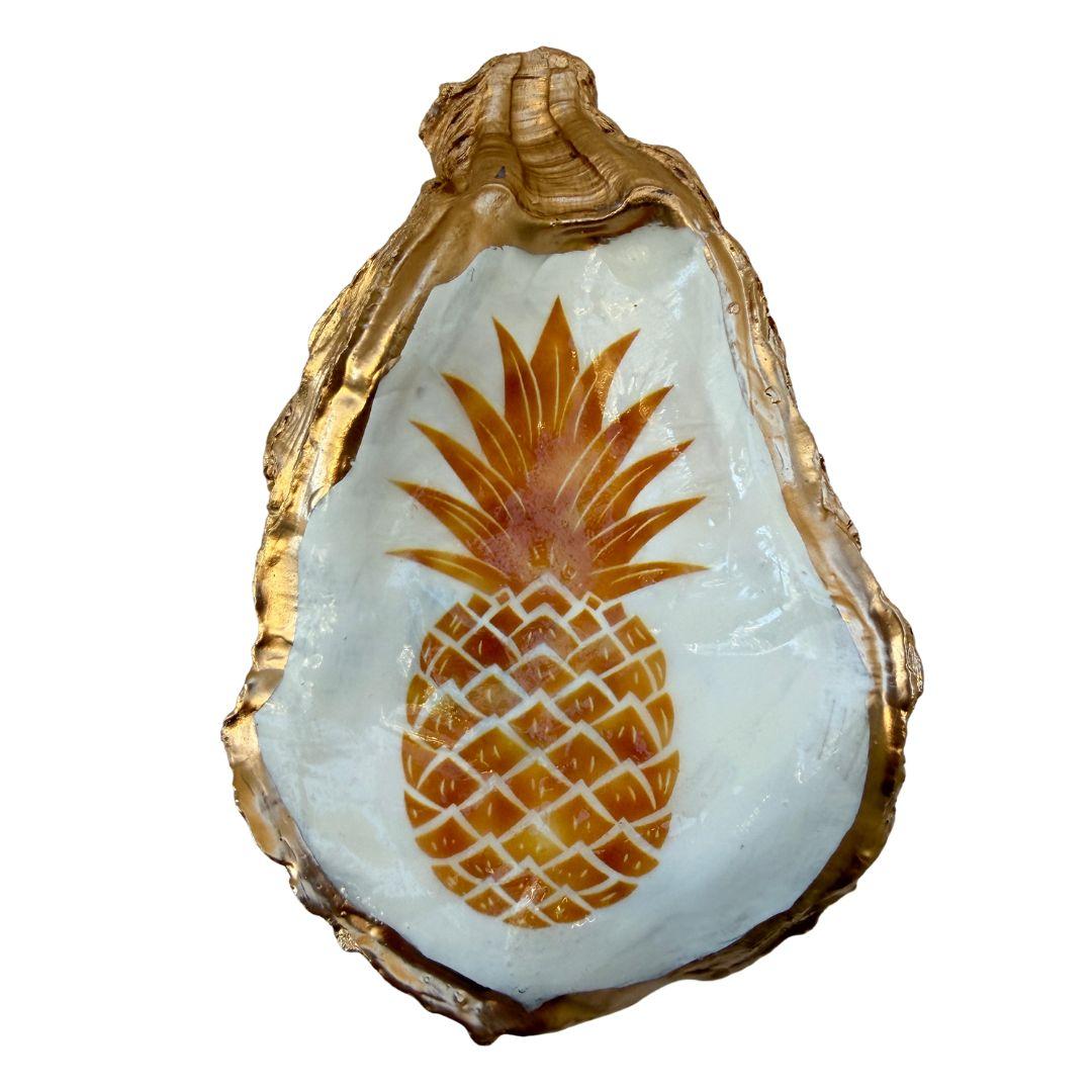 Pineapple Oyster Shell Jewelry Dish