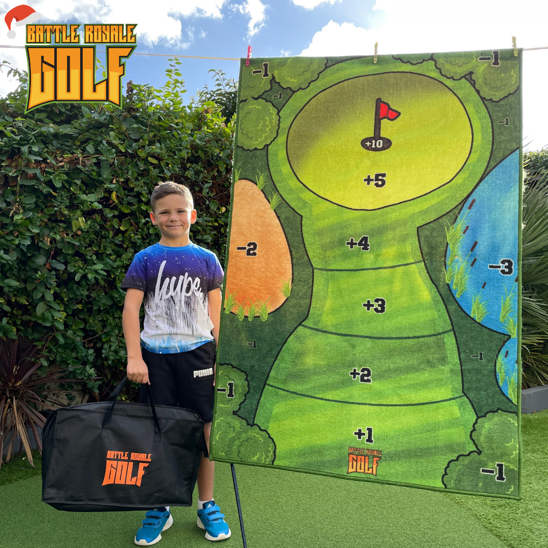 Youlvy Velcro Golf Chipping Game-Stick Chip Game, Battle Royale Golf Game  with 4x6 ft Golf Chipping Mat and 20 Grip Balls