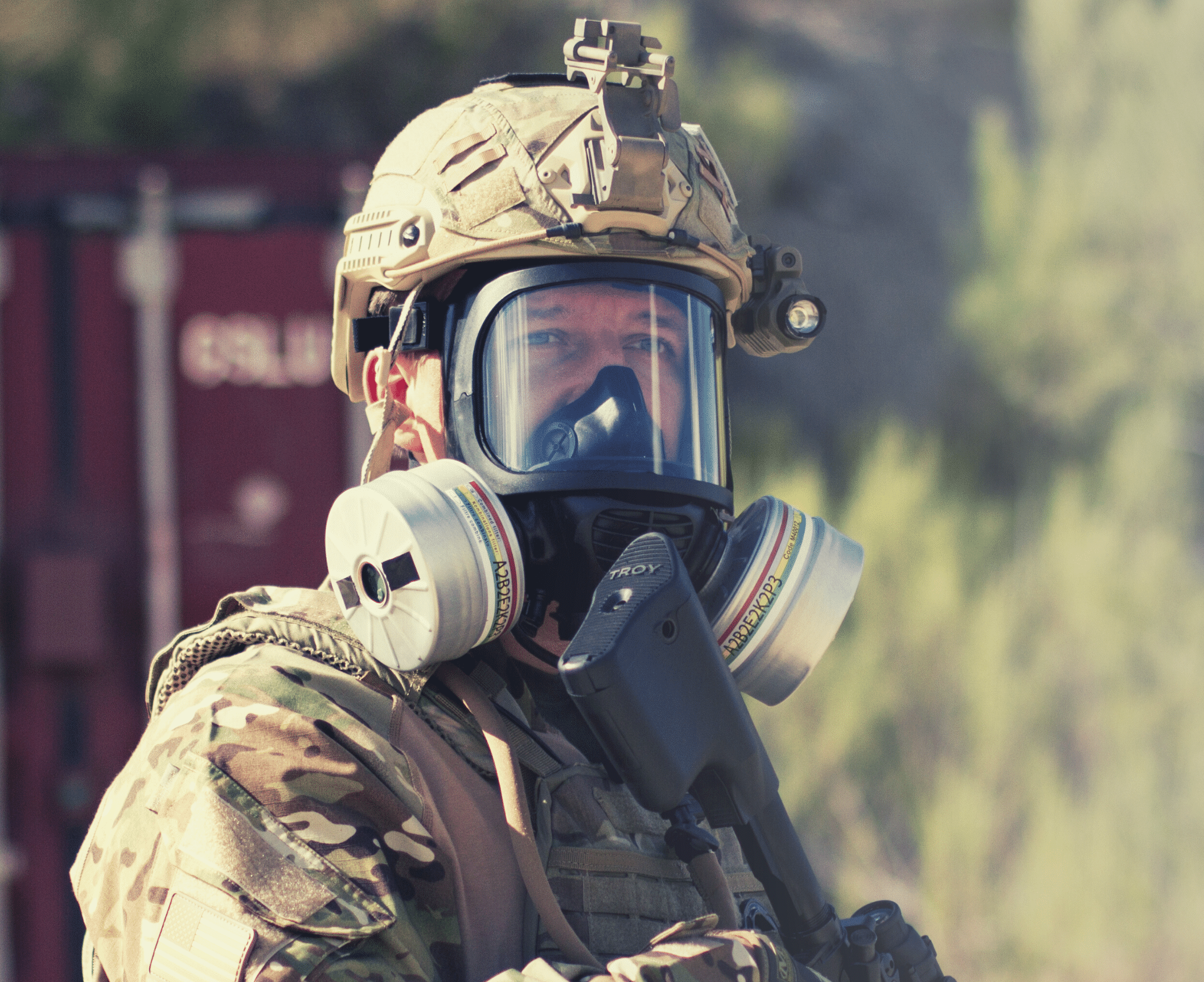 Tactical Gas Masks, CM-6M CBRN Tactical Gas Mask