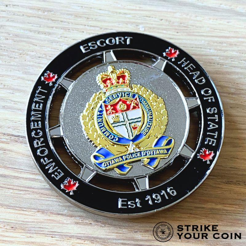 Ottawa Police challenge coin