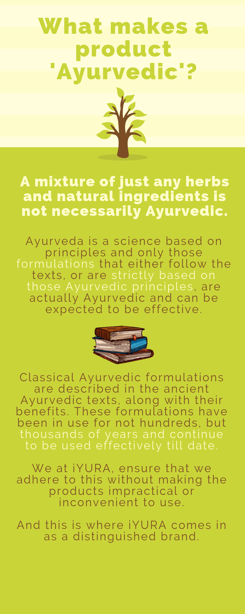 iYURA's ayurvedic and botanical research is the basis of all their actions. No cursory heresy, only time-tested formulations brought to life pragmatically. 