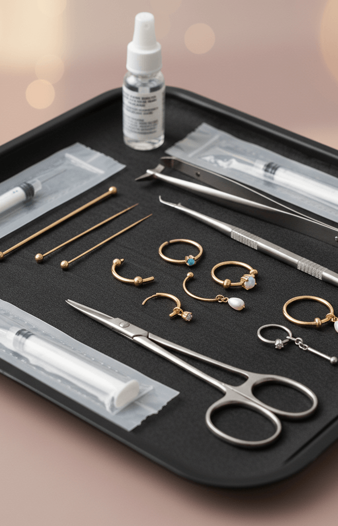 Préparation pour la réussite du piercing