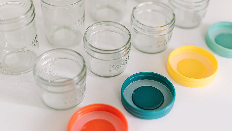 Breastmilk Storage Jar Set Mason Bottle