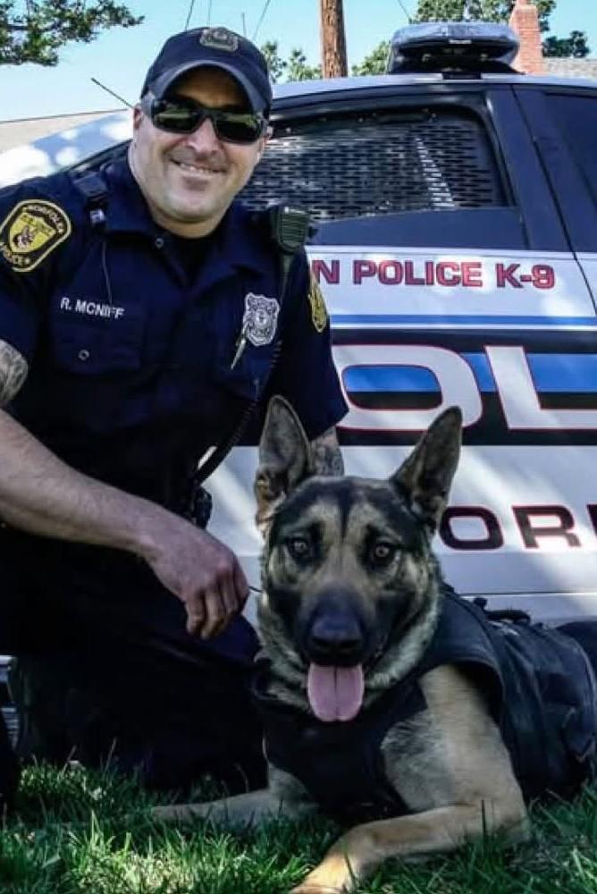 K-9 A.C. and his Handler
