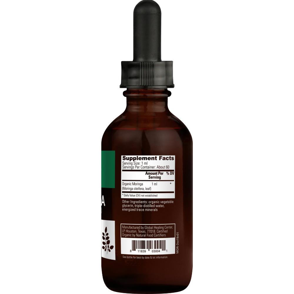 Global Healing Organic Moringa Supplement Facts