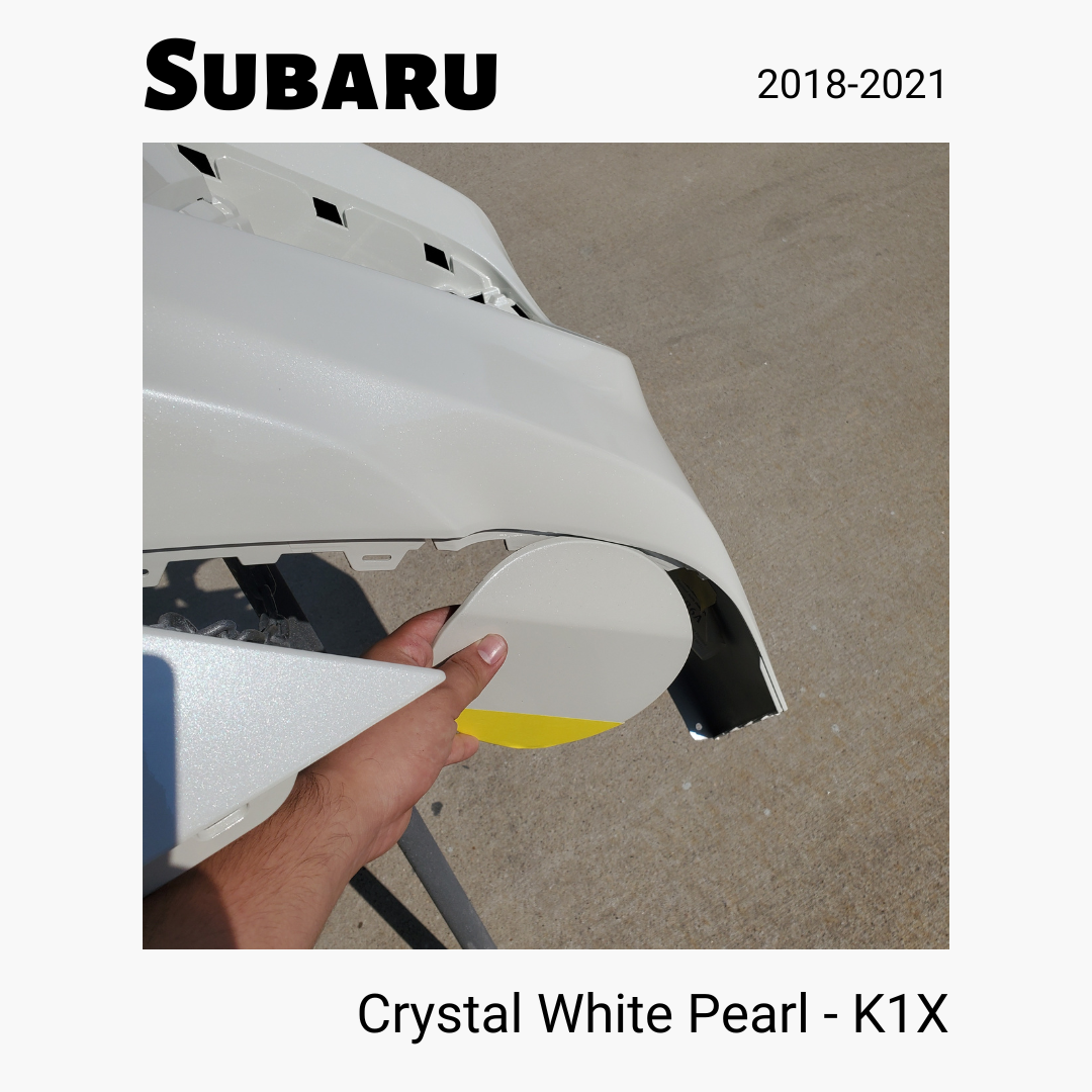 Subaru Crystal White Pearl K1X - ReveMoto Custom Paint Match