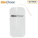 StimChoice Premium Quality 2" x 4" TENS Unit Pads - 20 Count