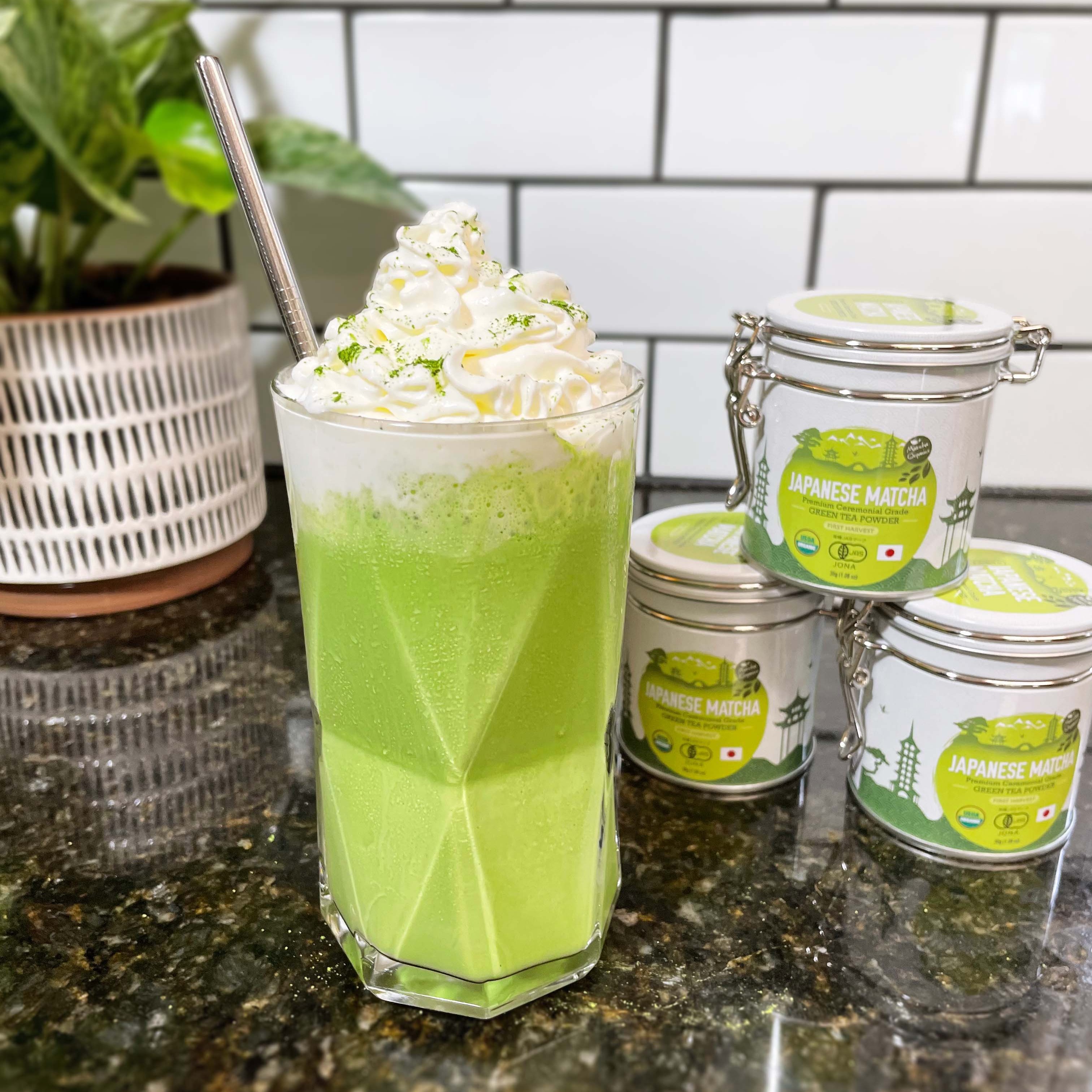 Mighty Leaf Matcha Green Tea Frappe & Latte Mix - 4 oz. – Mighty Leaf Tea  Canada