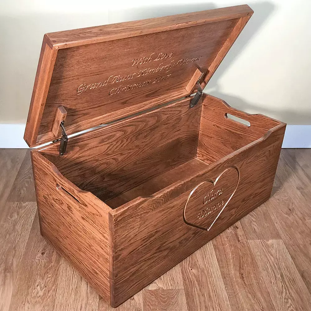 Handcrafted Solid Wood Storage Chest