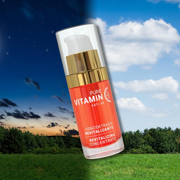 night and day with Vitamin C Serum.
