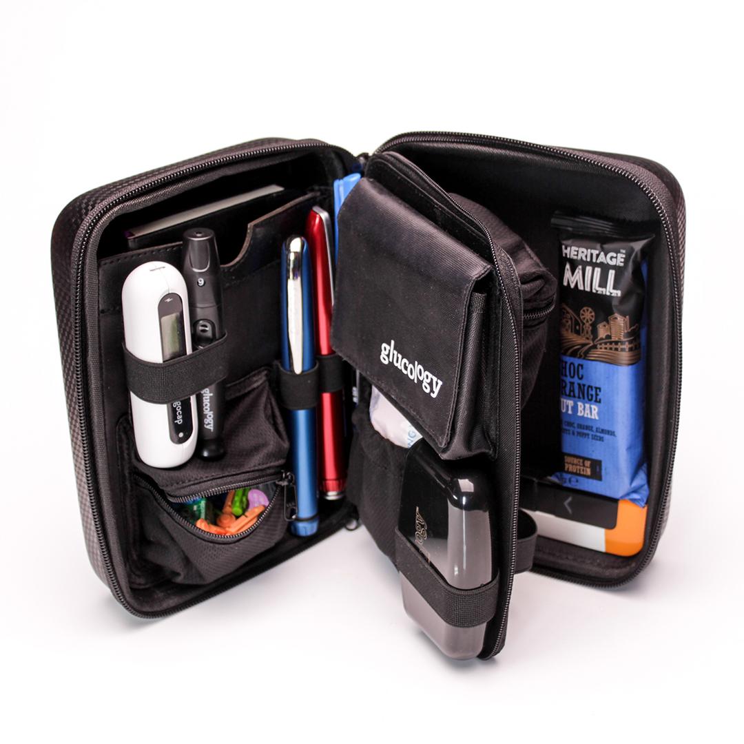 diabetes travel organiser case supplies holder
