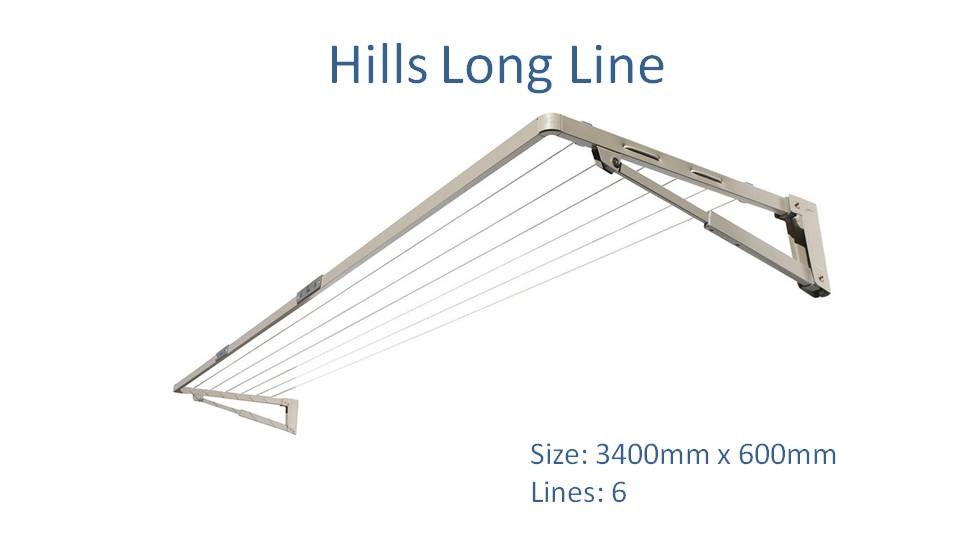 3300mm wide clothesline - austral slenderline 20