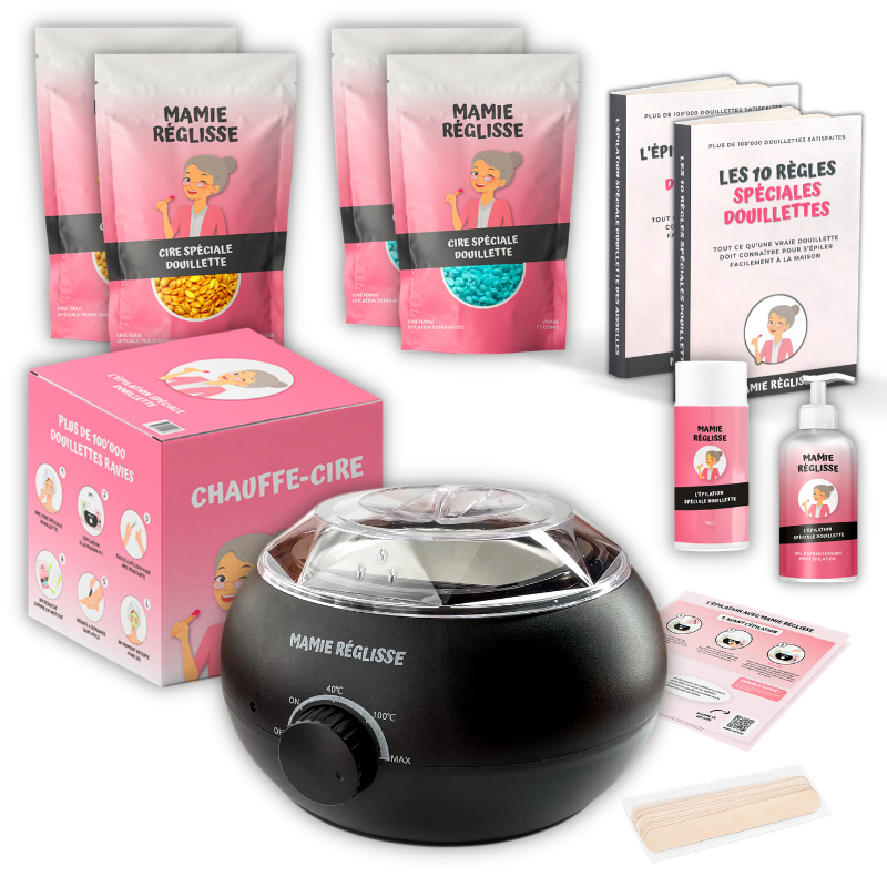 Les Secrets de la Cire d'Épilation Spéciale Douillette Mamie Réglisse