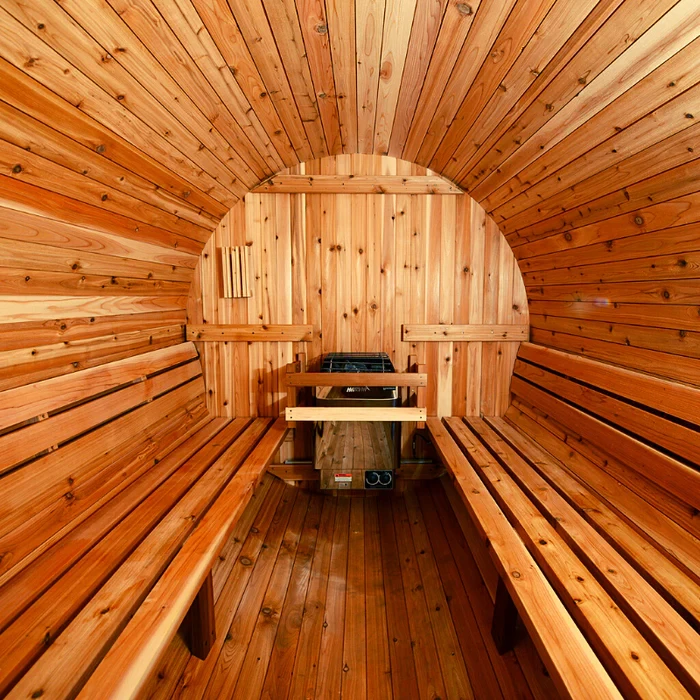 Traditional outdoor sauna