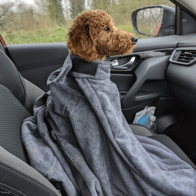 Luxury Dog Drying Bag Pawdaw of London