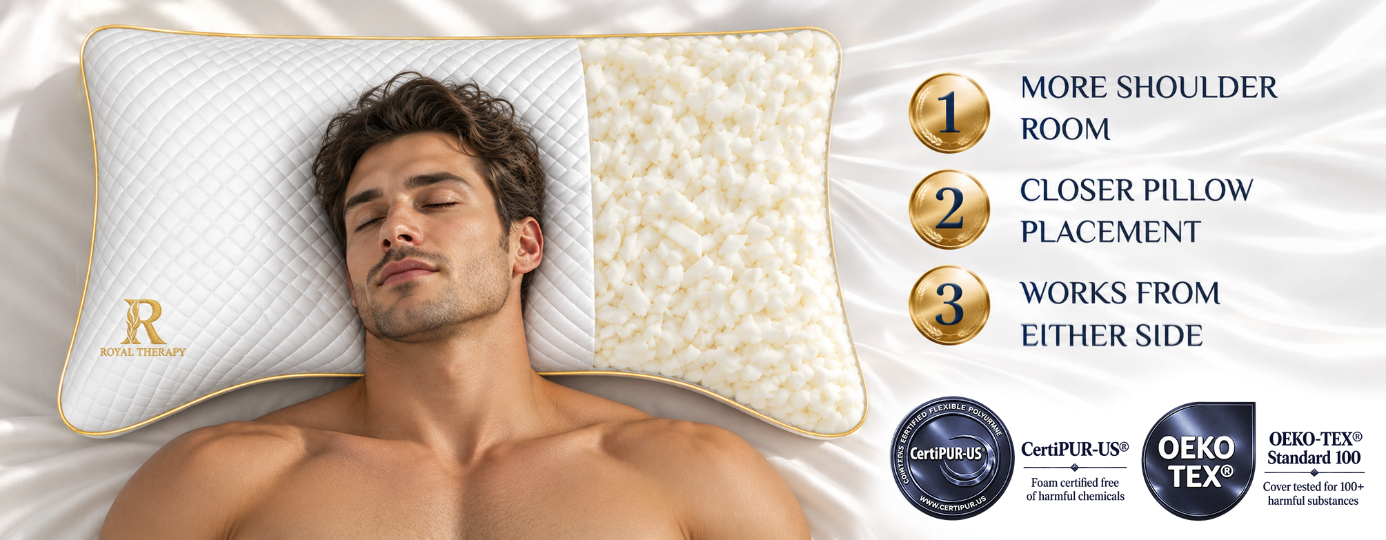 Bioform Shredded Memory Foam Pillow