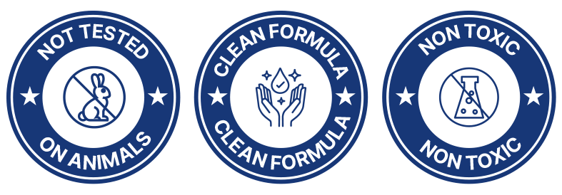 not tested on animals, clean formula, non toxic 3