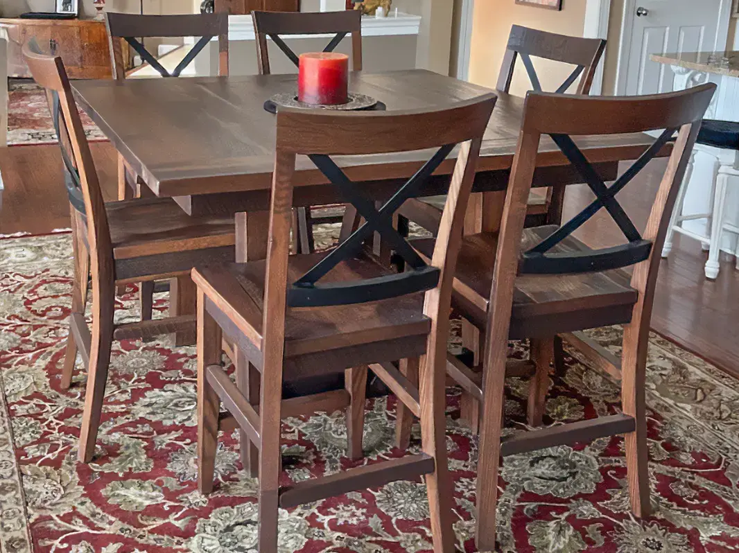 Counter Height Square Dining Table
