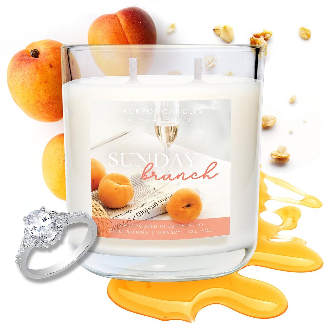 sunday brunch candle