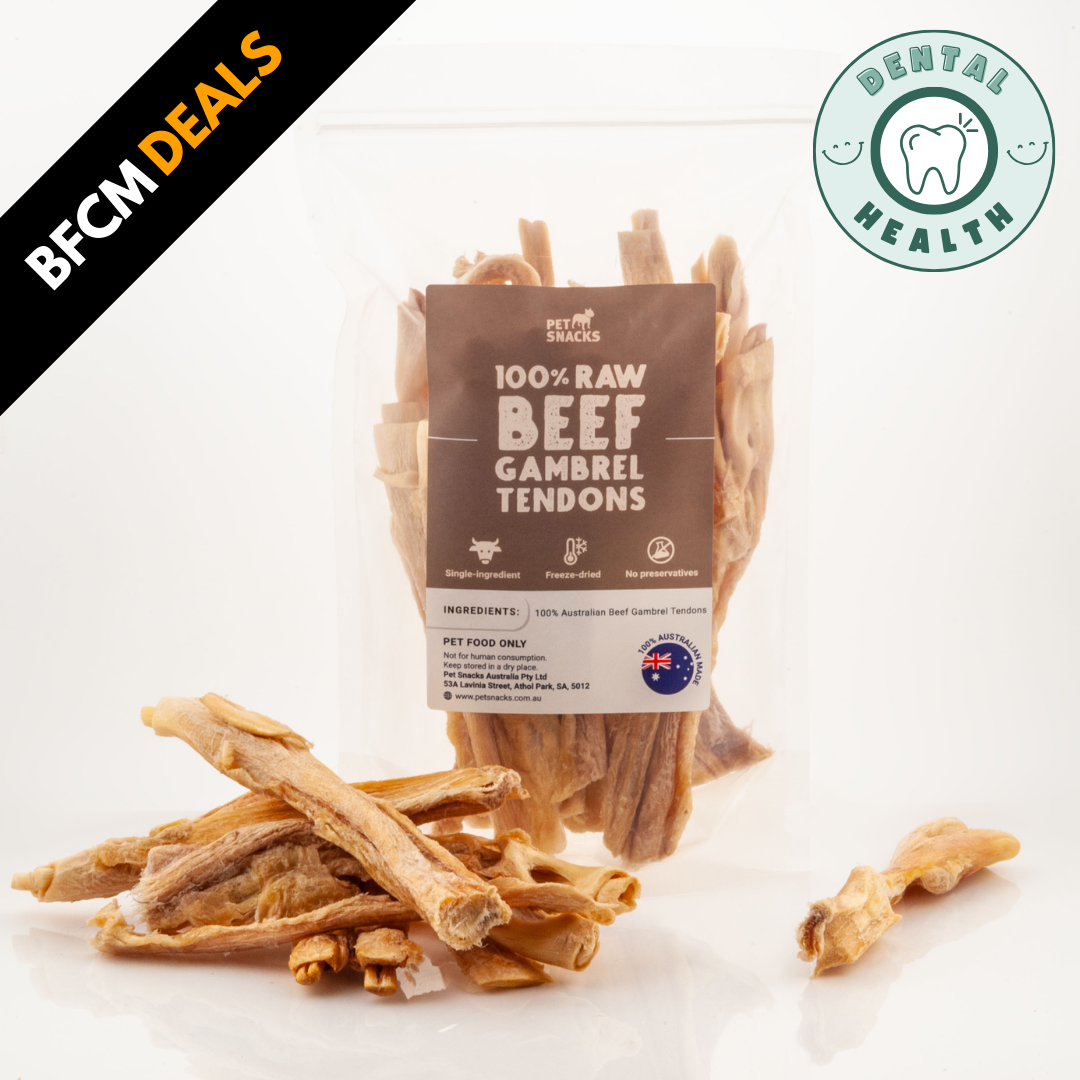 Raw Beef Gambrel Tendon Dental Chew