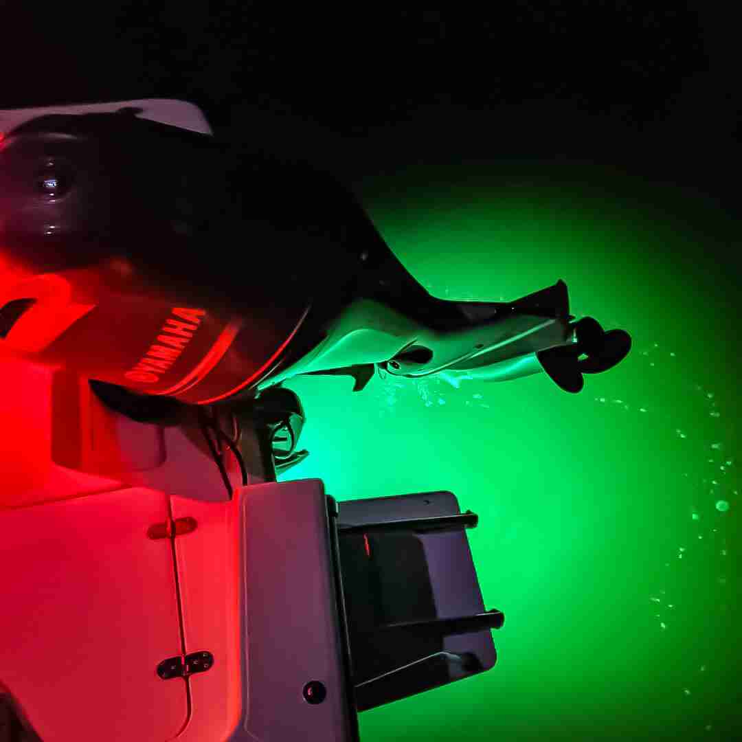 green led boat drain plug lights