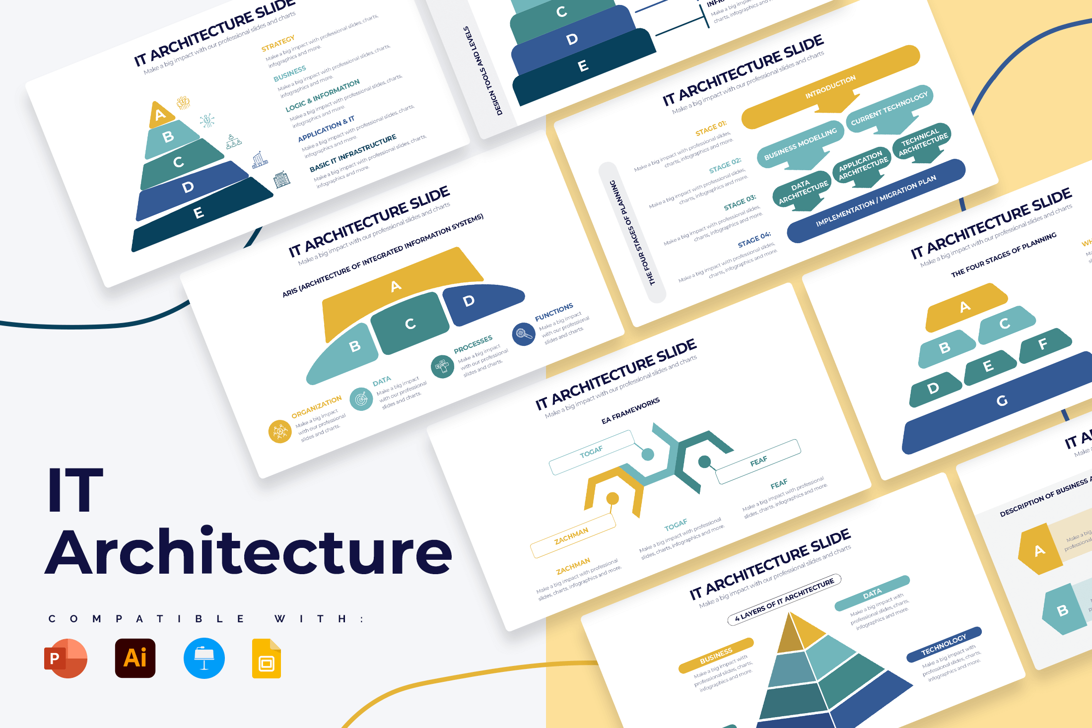 Summary PowerPoint Infographic Templates