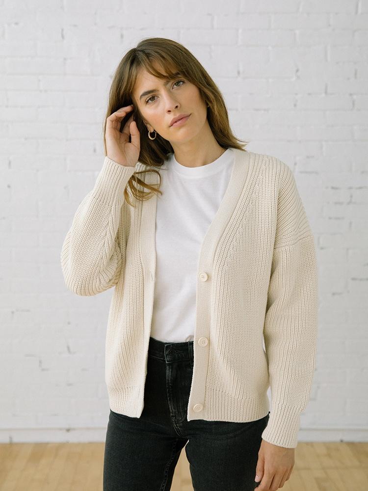 Shelter Cardigan Birch