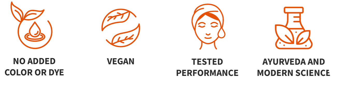 Not Tested on Animals, Vegan, 30-Day Money Back Guarantee badges
