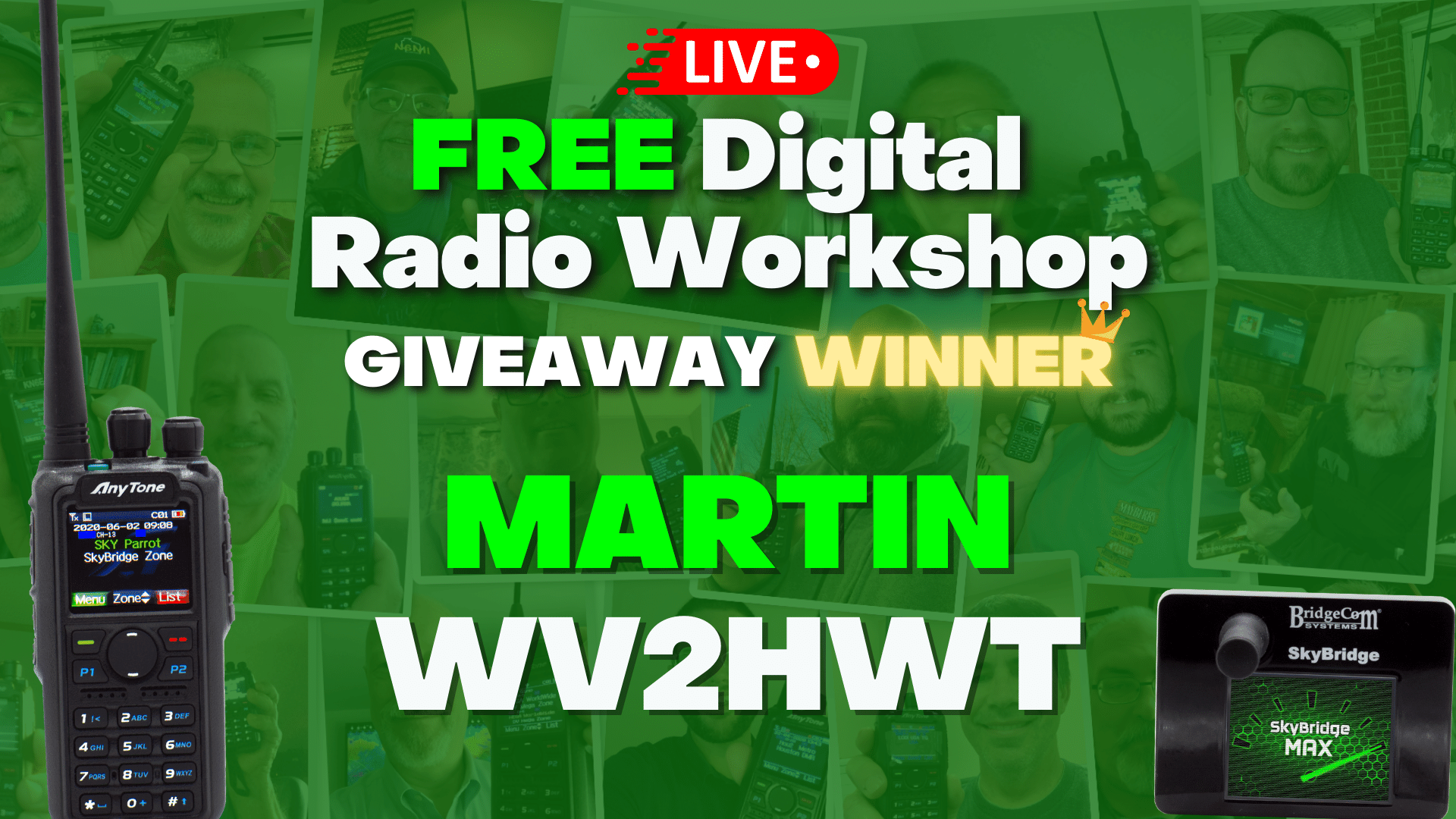 Free Digital Radio Workshop Giveaway Winner